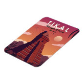 ティカルナショナルパークグアテマラヴィンテージ マグネット (左側)