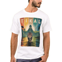 ティカル グアテマラ ジャガー ヴィンテージ Tシャツ