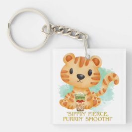 ティガー引用文漫画 キーホルダー
