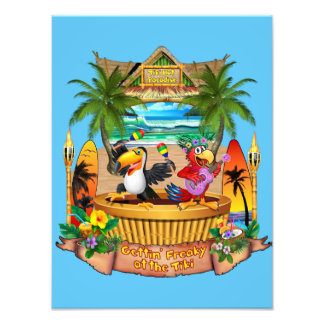 ティキでゴタゴタを食べる フォトプリント           