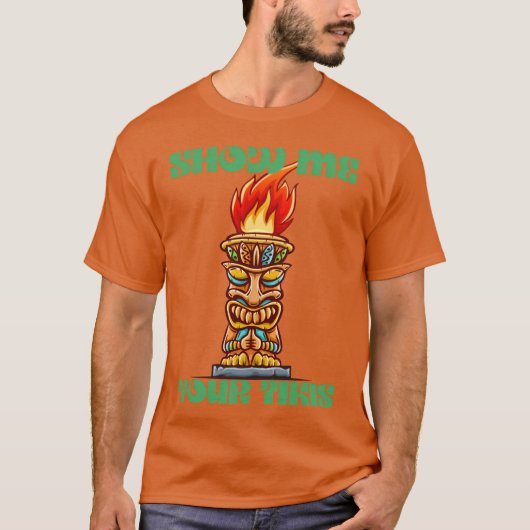 ティキの友達を見せて Tシャツ (正面)