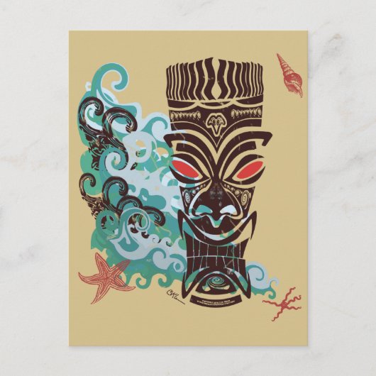 ティキの波 ポストカード (正面)