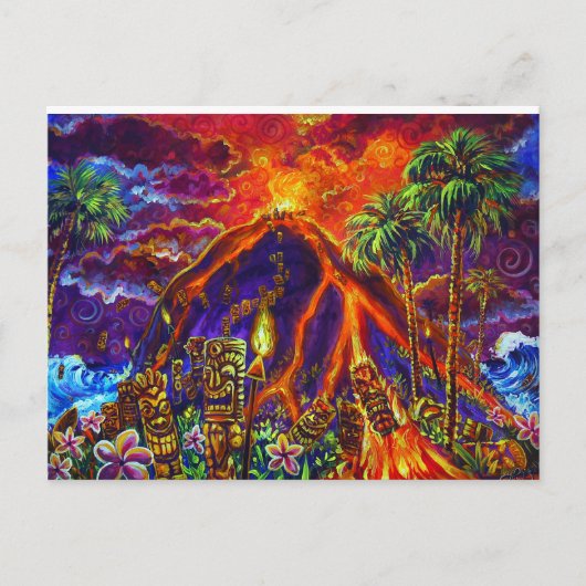 ティキの犠牲者証 ポストカード (正面)