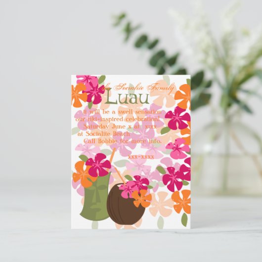 ティキの花 招待状 (スタンド正面)
