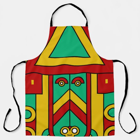 ティキアステカマスク エプロン (正面)