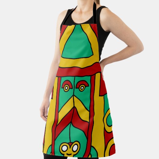 ティキアステカマスク エプロン (インサイチュ)