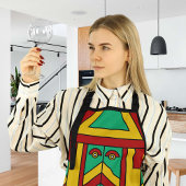 ティキアステカマスク エプロン