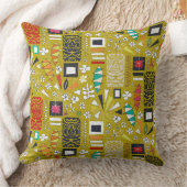 ティキイエロー クッション (ブランケット)