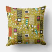 ティキイエロー クッション (裏面)