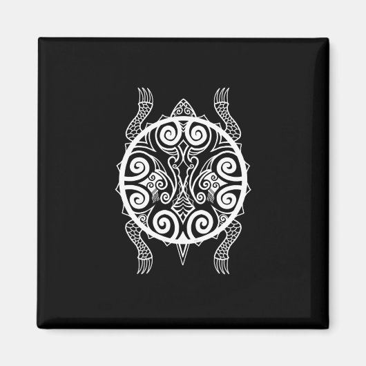 ティキウォリアートルタトゥー マグネット (正面)