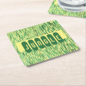 ティキカスタムジャングルヴィベ スクエアペーパーコースター (アングル)