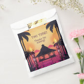 ティキカラフルハワイアン誕生会 フェイバーバッグ (封をした状態)