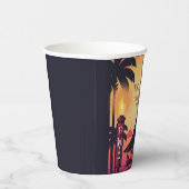 ティキカラフルハワイアン誕生会 紙コップ (右)