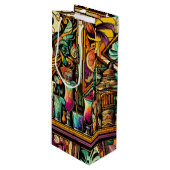 ティキカルチャー抱き枕04 ワインギフトバッグ (正面アングル)