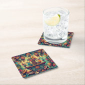ティキカルチャー飲料用コースター07 スクエアペーパーコースター (インサイチュ)