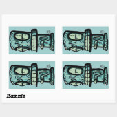 ティキカーシール 長方形シール (シート)