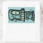 ティキカーシール 長方形シール (バッグ)