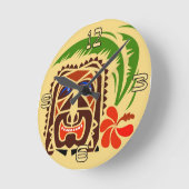 ティキクラブクロック ラウンド壁時計 (傾斜)