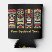 ティキクールトーテムカスタム文字缶クーラー 缶クーラー (正面)