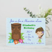 ティキゴッドルアウ（ハワイ式宴会）パーティー 招待状 (スタンド正面)