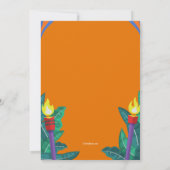 ティキサマーパーティの招待状 招待状 (裏面)