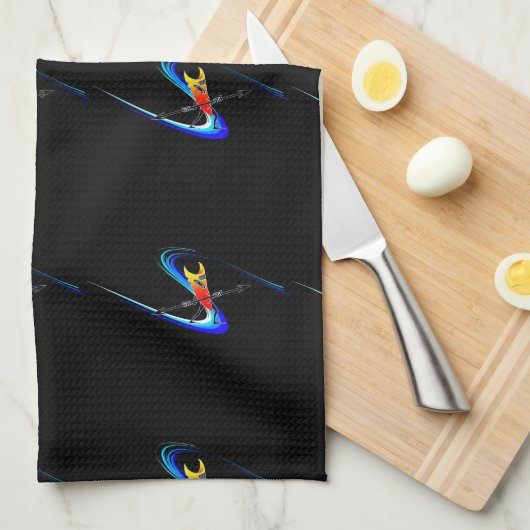 ティキサーファー キッチンタオル (四つ折り)