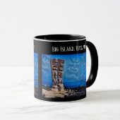 ティキスピリッツ、ビッグアイランド、ハワイ、ブラックコーヒーマグ マグカップ (正面右)