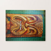 ティキタイクールムおもしろいレトロヴィンテージハワイトロピカル ジグソーパズル (横)