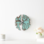 ティキタイムだ！ ラウンド壁時計 (ホーム)