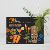 ティキタイムパーティの招待状 招待状 (スタンド正面)