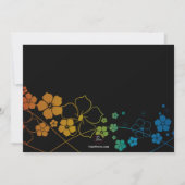 ティキタイムパーティの招待状 招待状 (裏面)