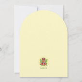 ティキタイム 招待状 (裏面)