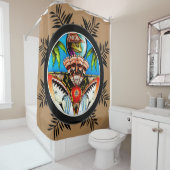 ティキタトゥオガエル シャワーカーテン (インサイチュ)