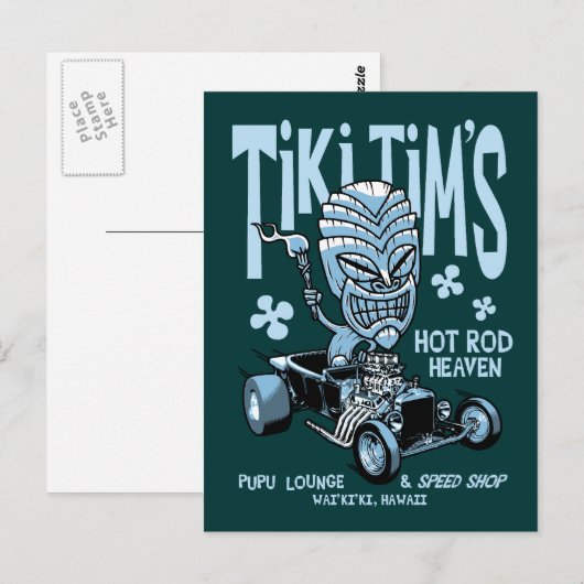 ティキティム ポストカード (正面/裏面)