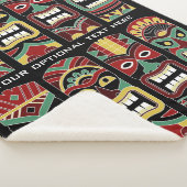 ティキトテカッコいいムカスタム文字フリースブランケット シェルパブランケット (3/4)