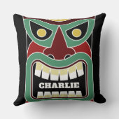 ティキトテカッコいいム名前をカスタムする装飾用クッション クッション (裏面)