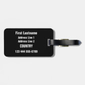 ティキトテムカスタム文字手荷物タグ3 ラゲッジタグ (裏面横)