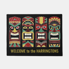 ティキトテムズカスタム文字ドアマット ドアマット