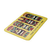 ティキトテムズカスタム文字&カラーバスマット バスマット (アングル)