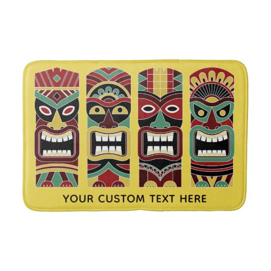 ティキトテムズカスタム文字&カラーバスマット バスマット (正面)