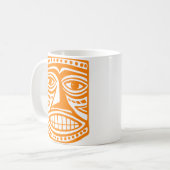 ティキトビー – オレンジ コーヒーマグカップ (正面左)