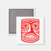 ティキトビー – 赤 マグネット (正面/裏面)