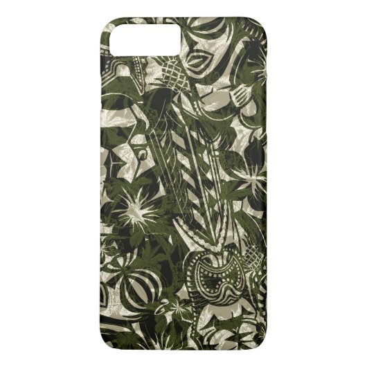 ティキトレーダーハワイアンiPhone 7ケース Case-Mate iPhoneケース (裏面)