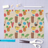 ティキトロピカルカクテル 薄葉紙 (クラフト)