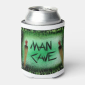 ティキトーチマンケーブグリーン 缶クーラー (缶正面)