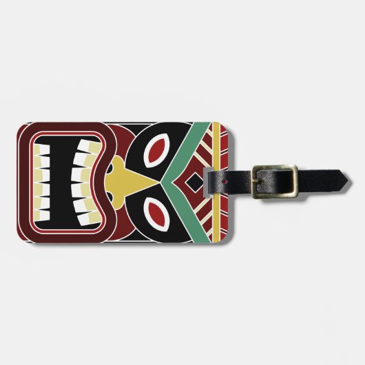 ティキトーテカスタムム文字ラゲージタグ1 ラゲッジタグ (正面横)