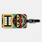 ティキトーテカスタムム文字ラゲージタグ2 ラゲッジタグ (正面横)