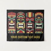 ティキトーテズカスタム文字タペストリー タペストリー (正面(横))