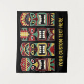 ティキトーテズカスタム文字タペストリー タペストリー (正面)