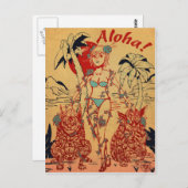 ティキドッグズハガキ ポストカード (正面/裏面)